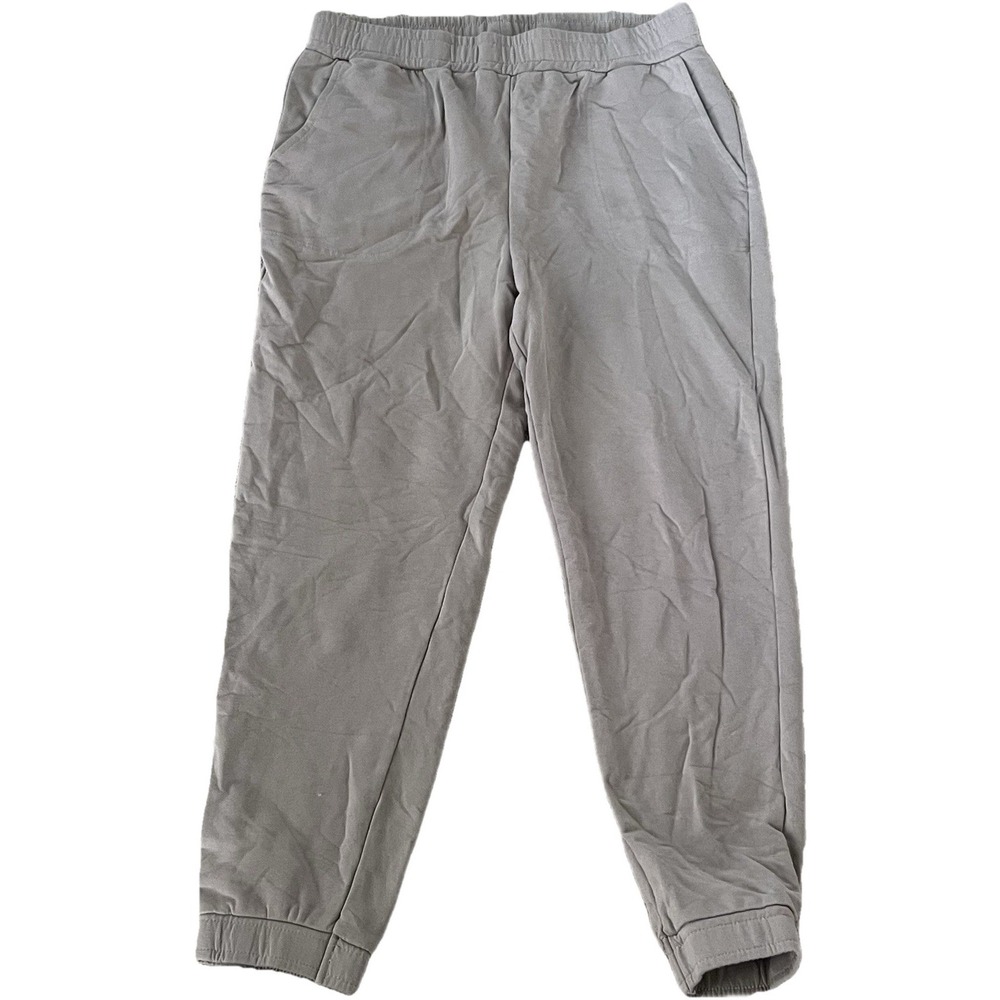 Glyder Taupe Jogger Sweatpants Women's Large Stretch Lounge Athleisure